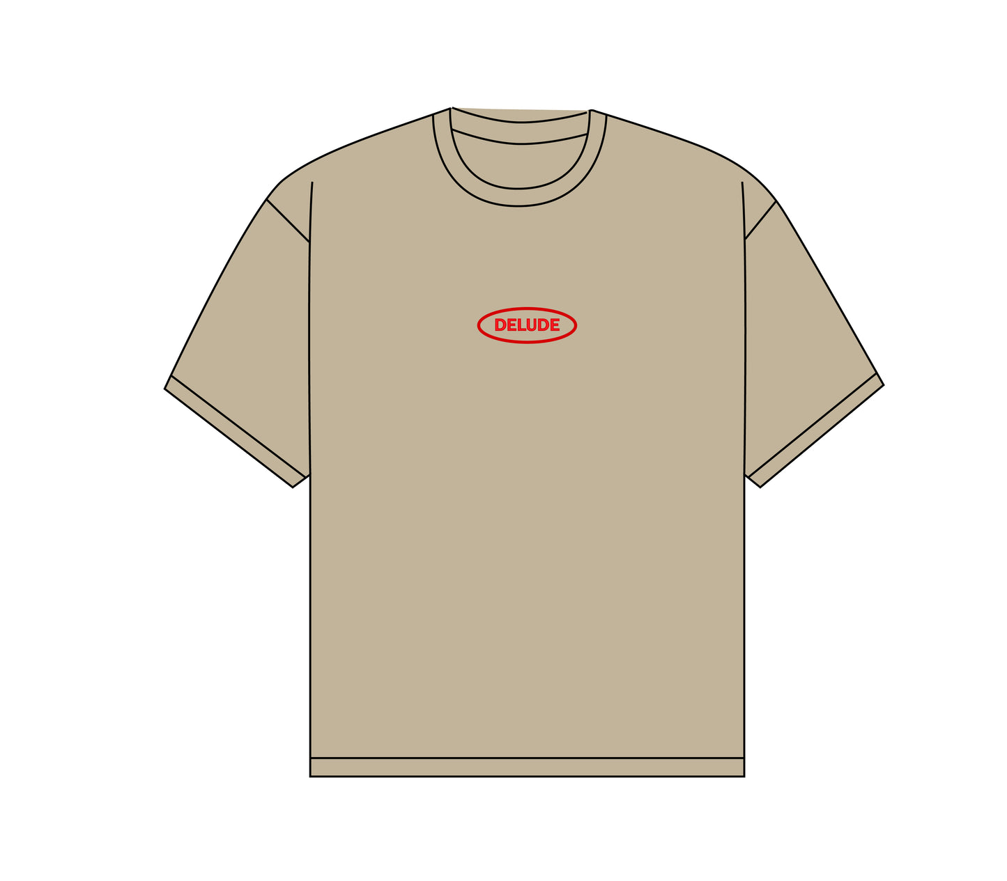 Beige T-shirt