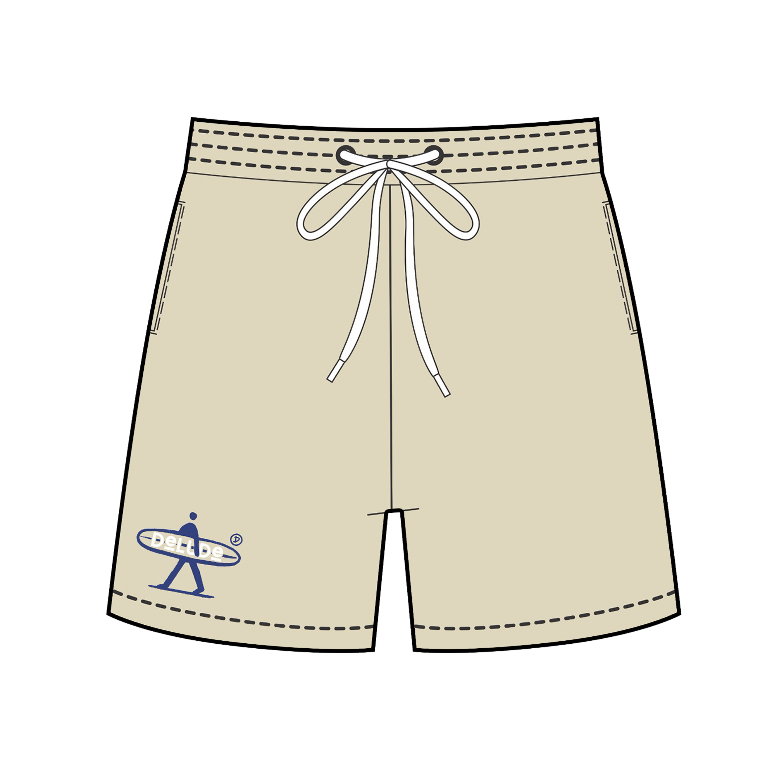 Beige swimshorts