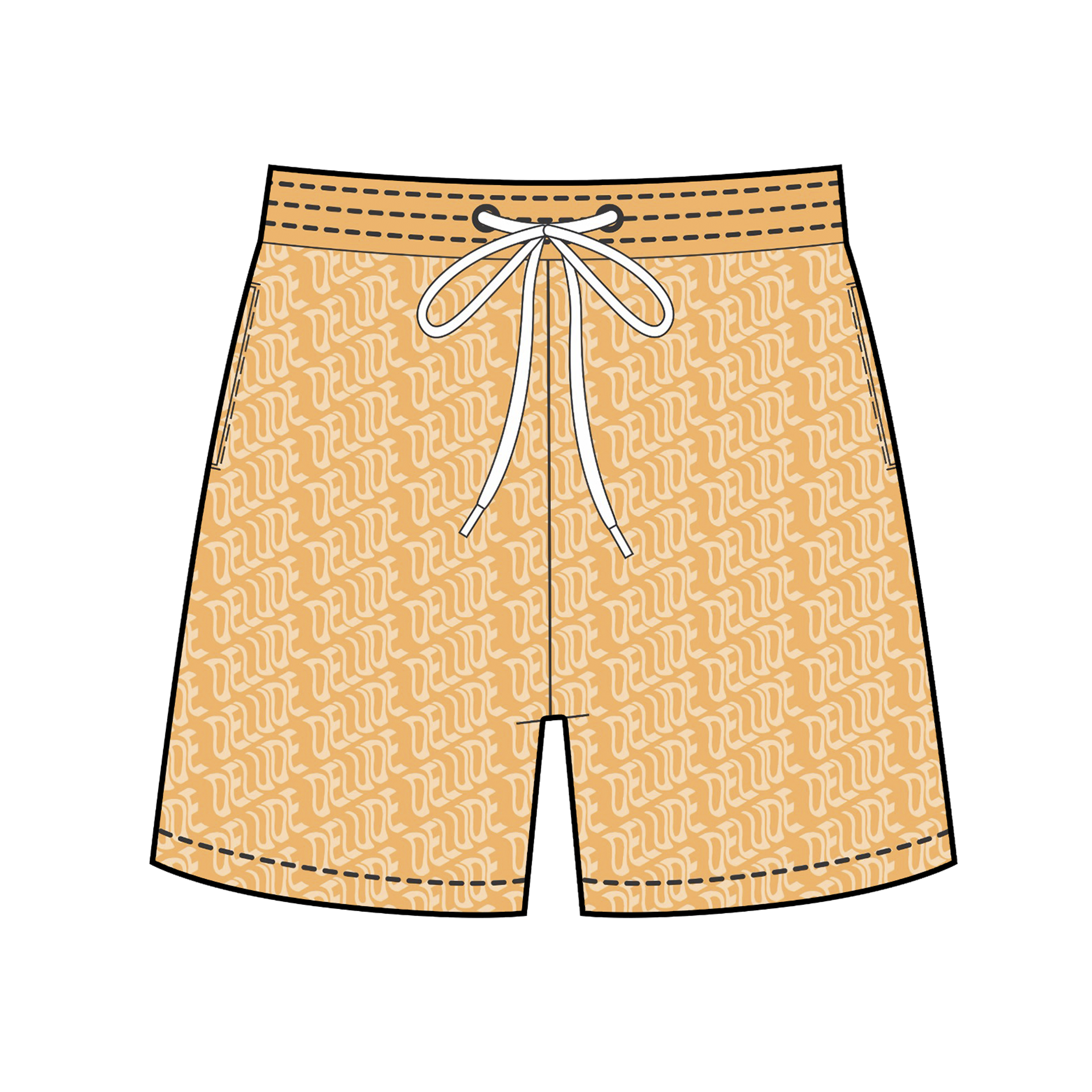 Orange SwimShorts
