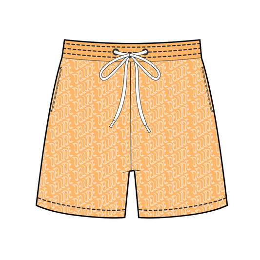 Orange SwimShorts