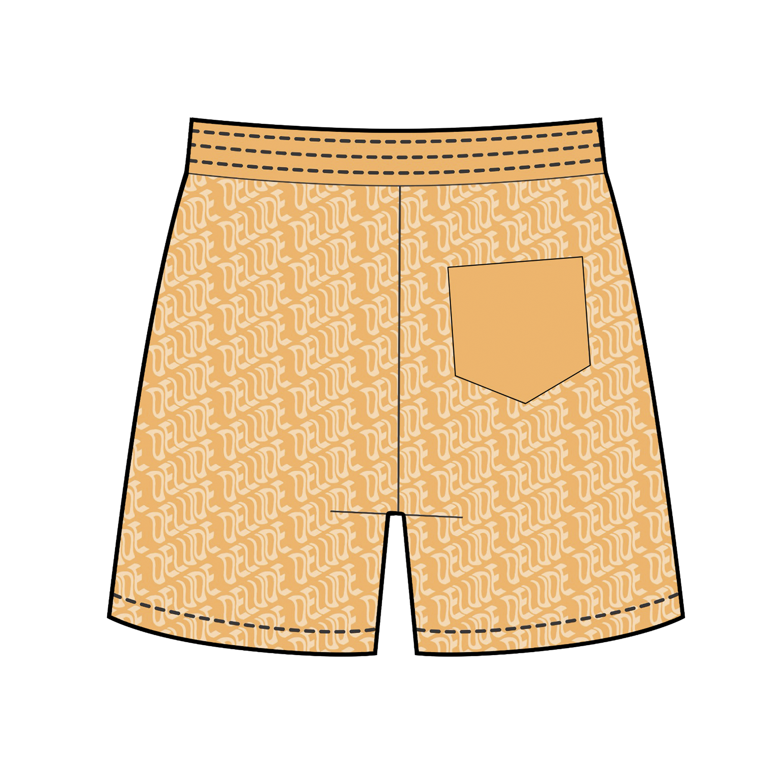 Orange SwimShorts
